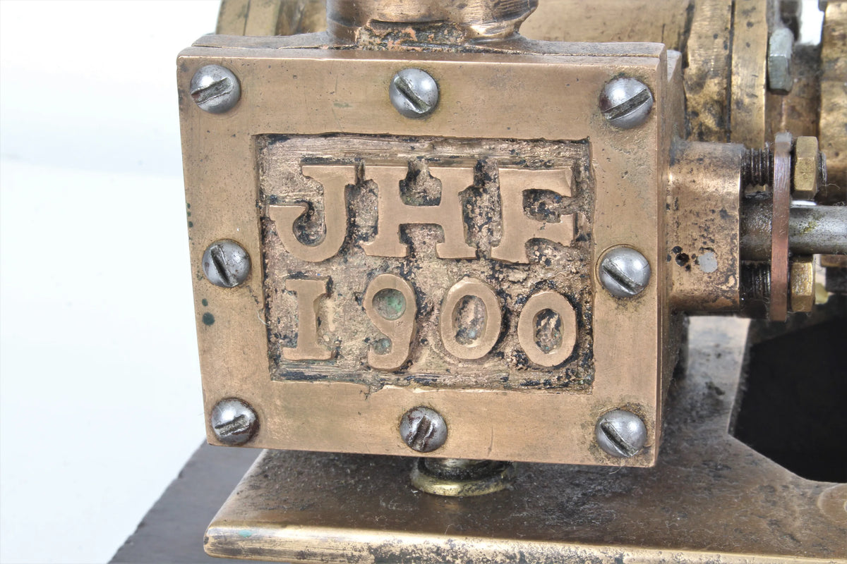 Vintage horizontal mill engine