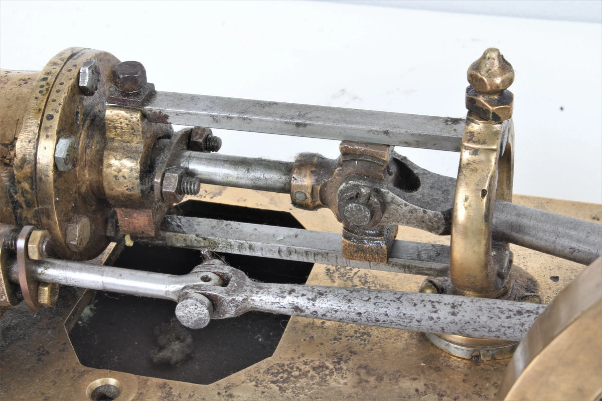 Vintage horizontal mill engine
