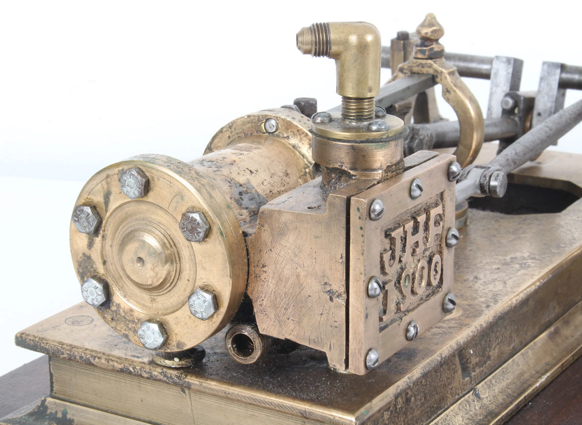 Vintage horizontal mill engine
