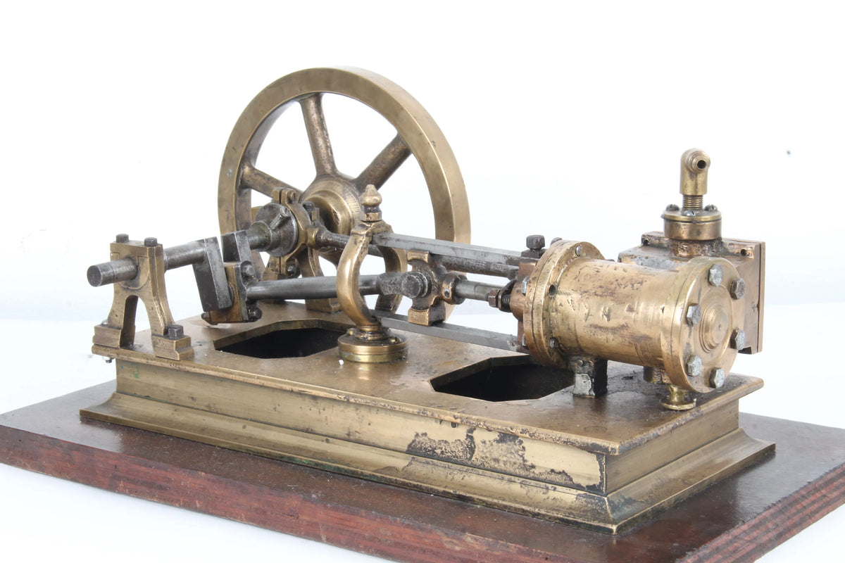 Vintage horizontal mill engine