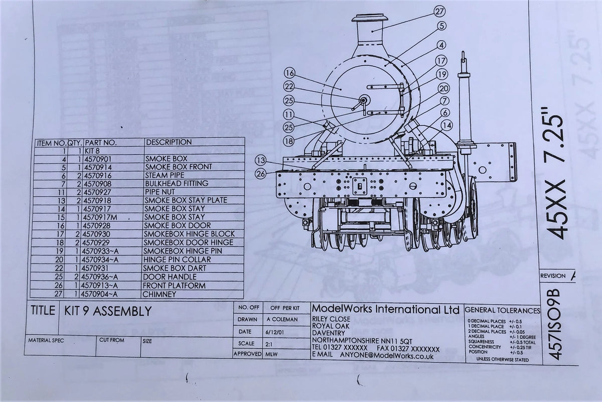7 1/4 inch gauge GWR 45XX 2-6-2T