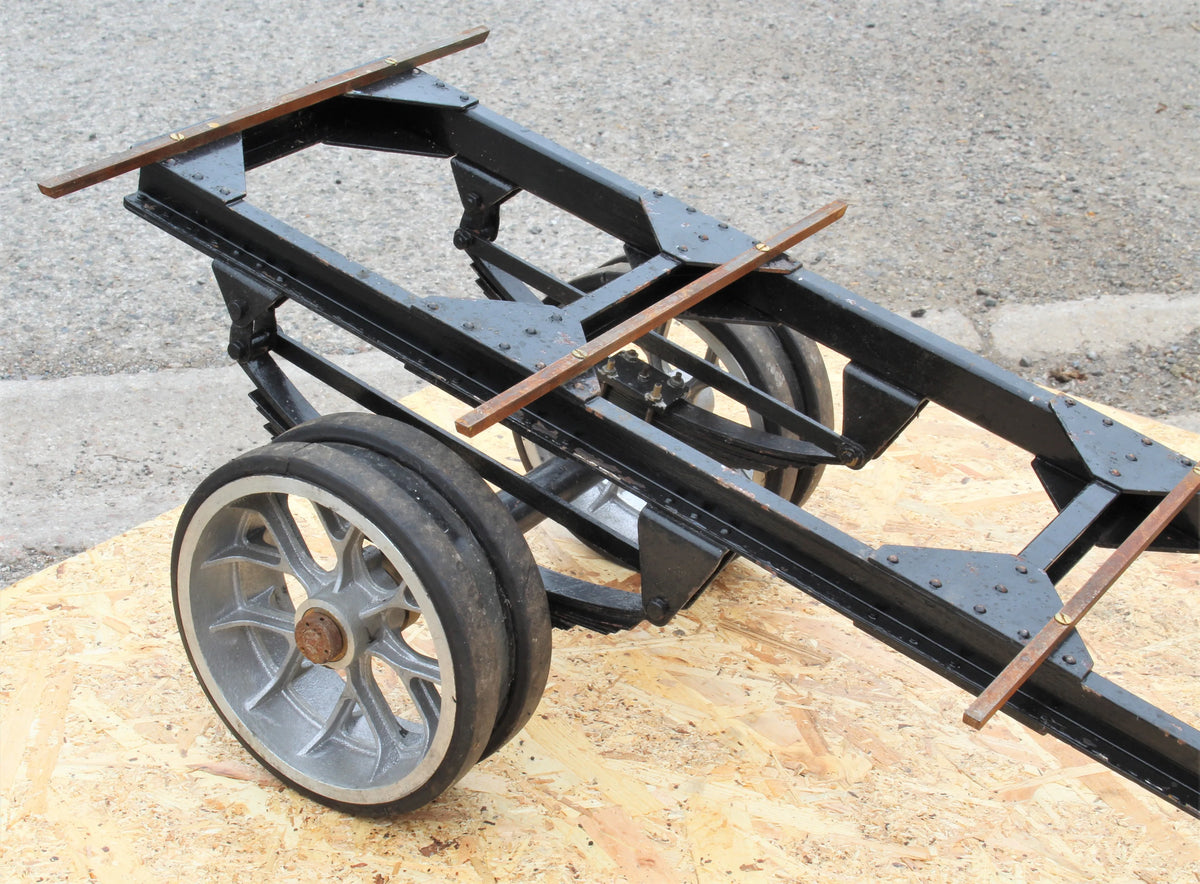 2 inch scale Clayton steam wagon with articulated trailer