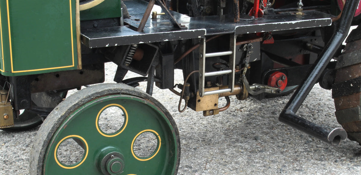 3 inch Suffolk Dredging tractor with driving truck & road trailer