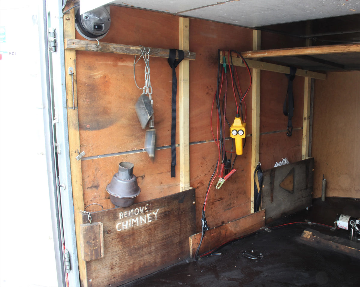3 inch Suffolk Dredging tractor with driving truck & road trailer