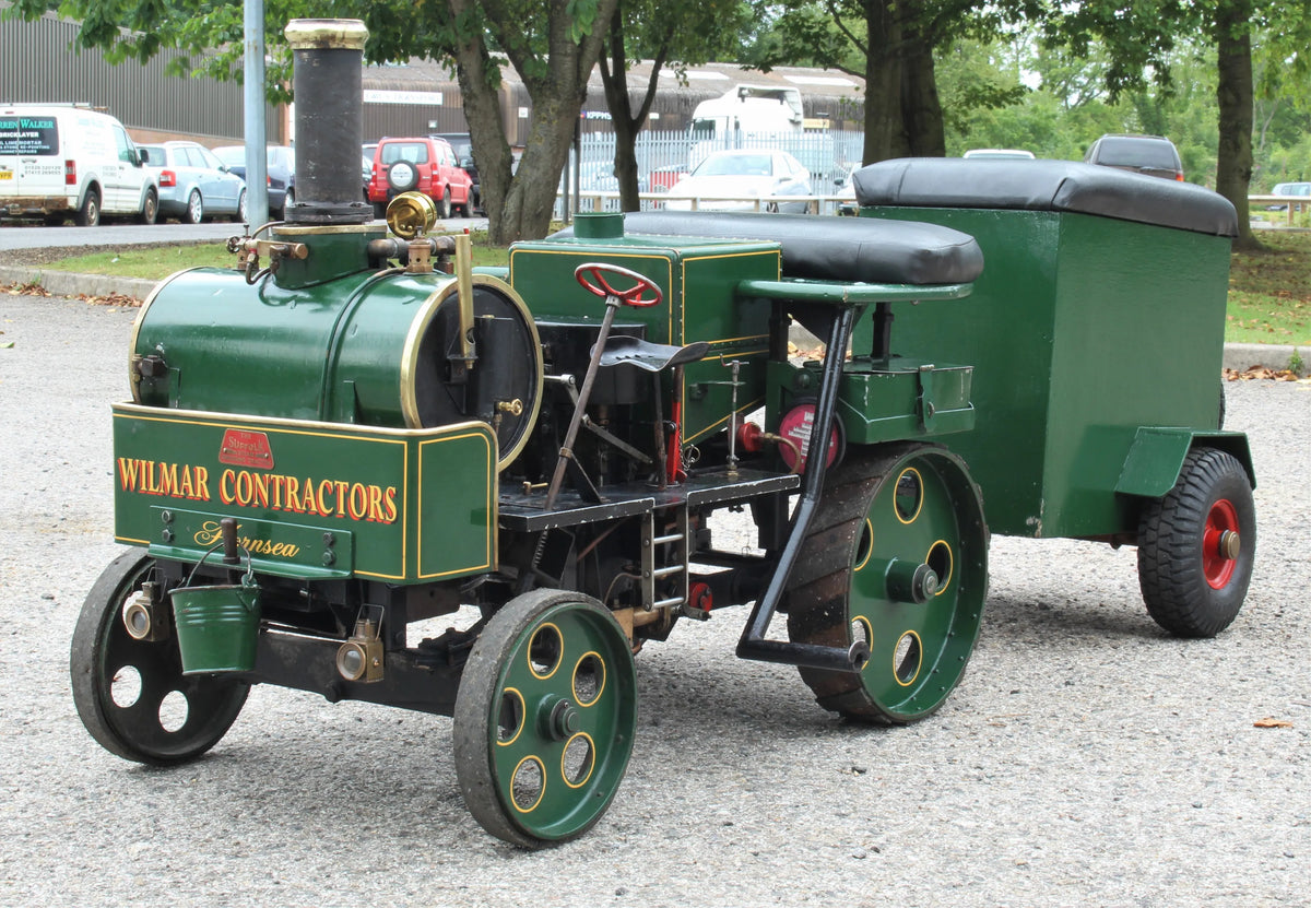 3 inch Suffolk Dredging tractor with driving truck & road trailer