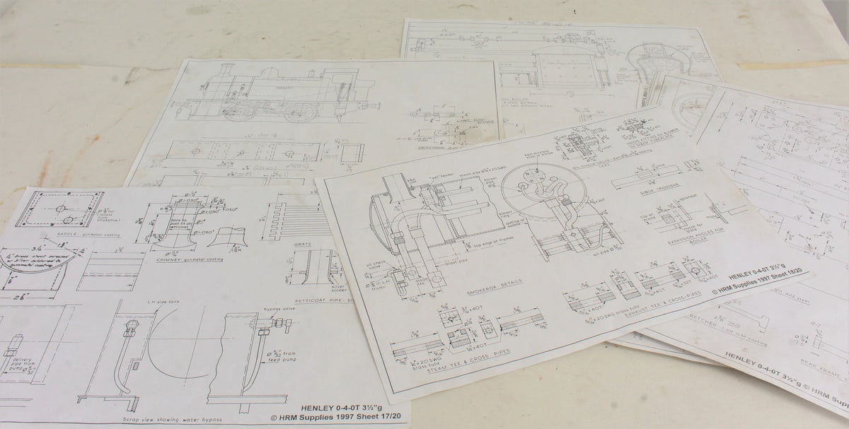 3 1/2 inch gauge 0-4-0T "Henley" chassis
