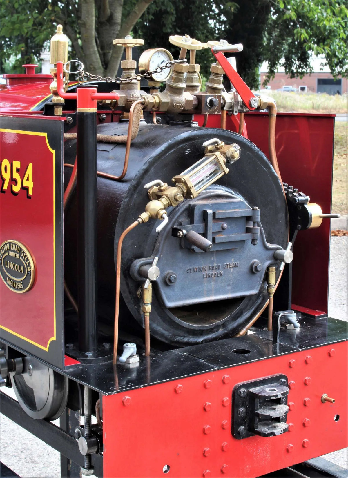 7 1/4 inch gauge Stafford 0-4-0ST, works number 1326, with driving truck