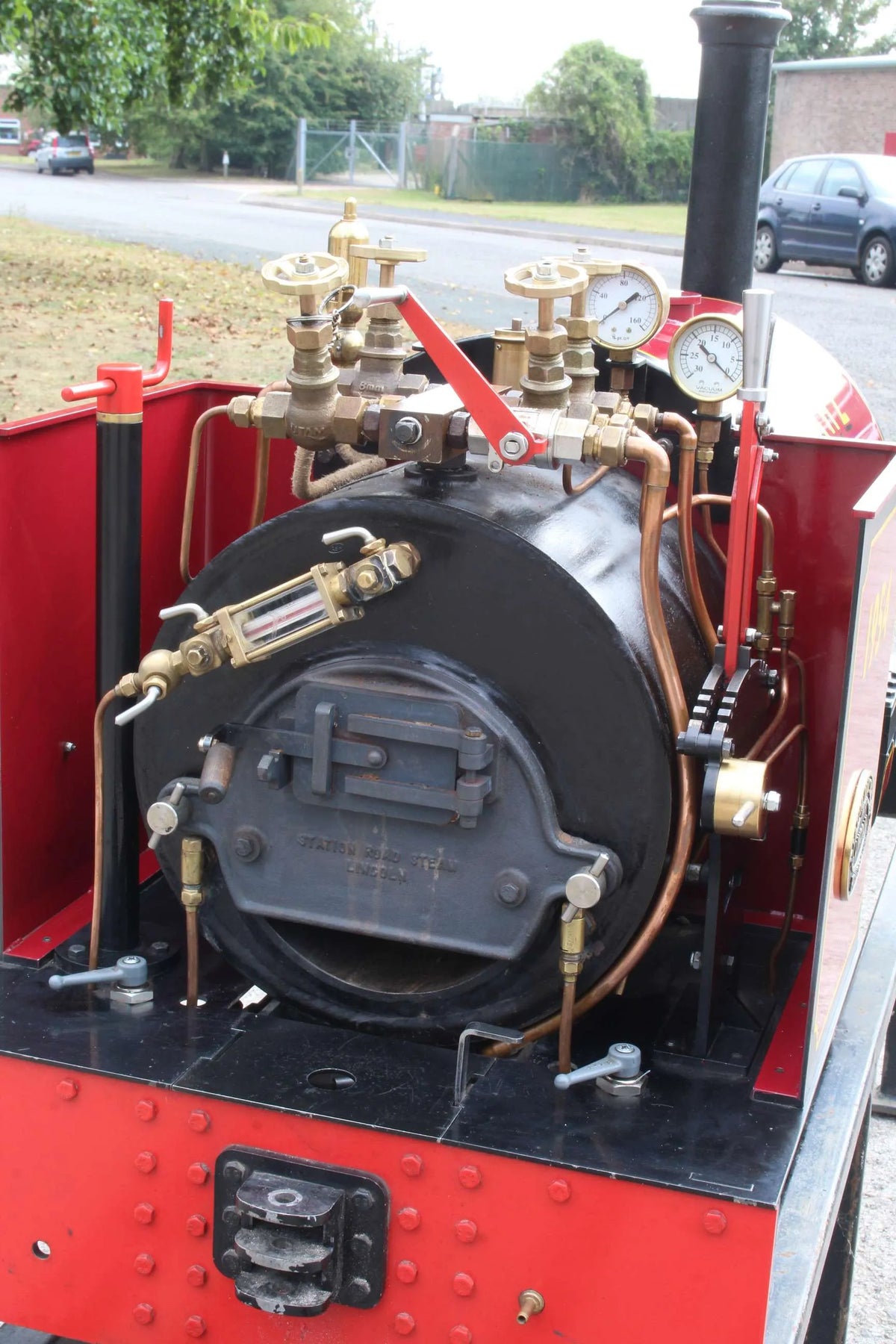 7 1/4 inch gauge Stafford 0-4-0ST, works number 1326, with driving truck