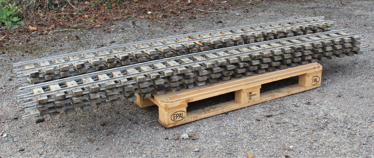 9 lengths of 5 inch gauge track