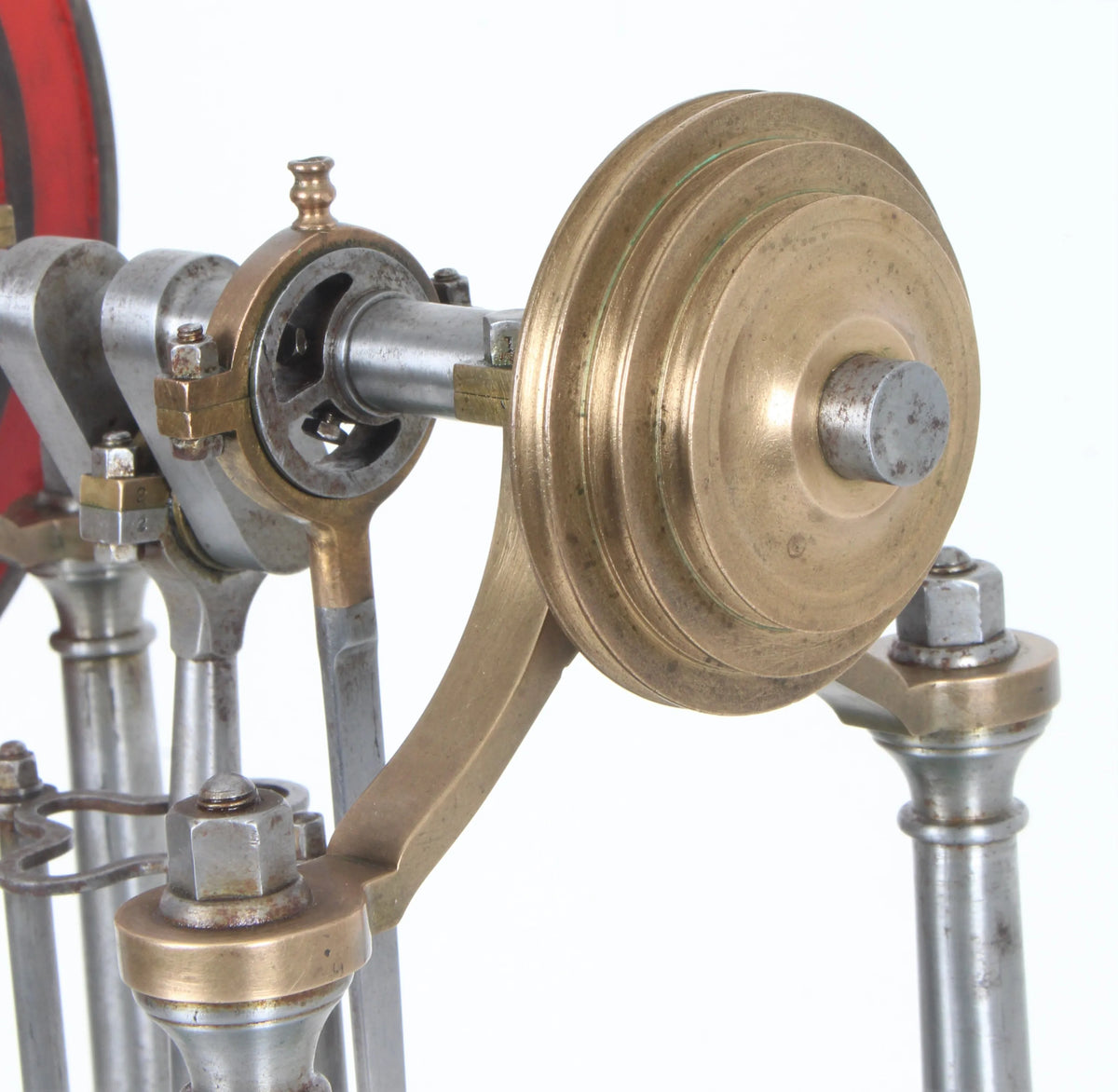 Fine early model steam engine with feed pump
