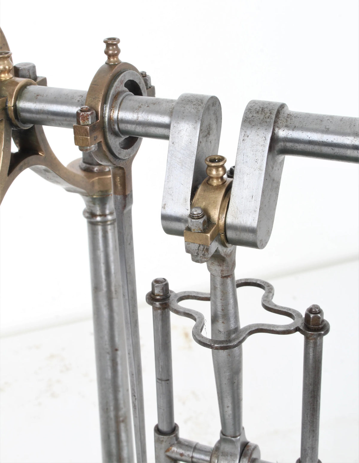 Fine early model steam engine with feed pump