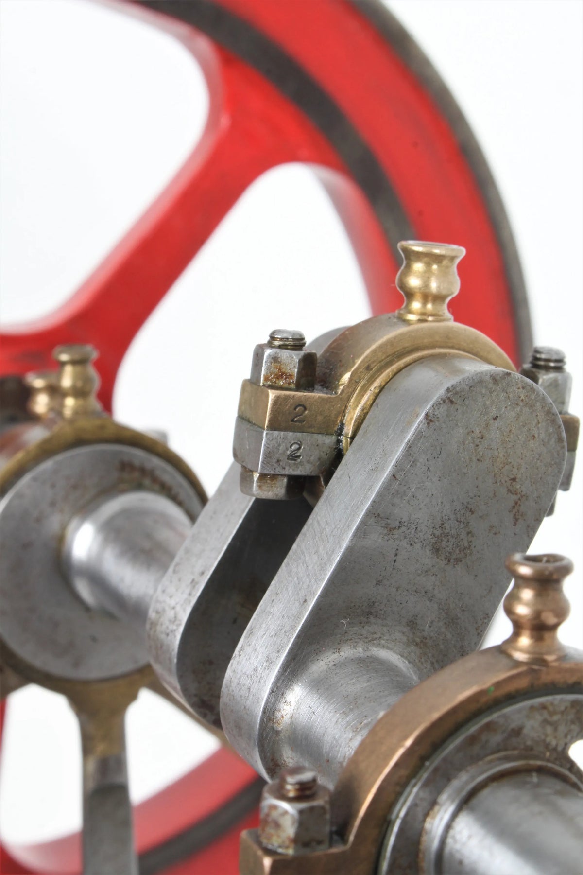 Fine early model steam engine with feed pump