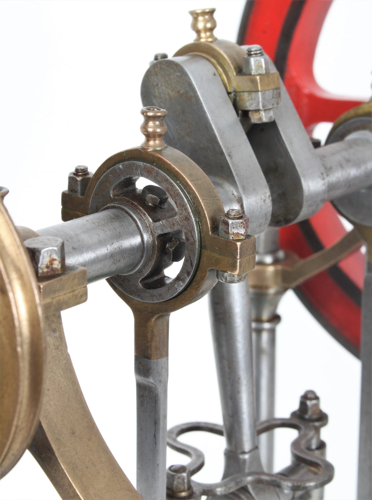 Fine early model steam engine with feed pump