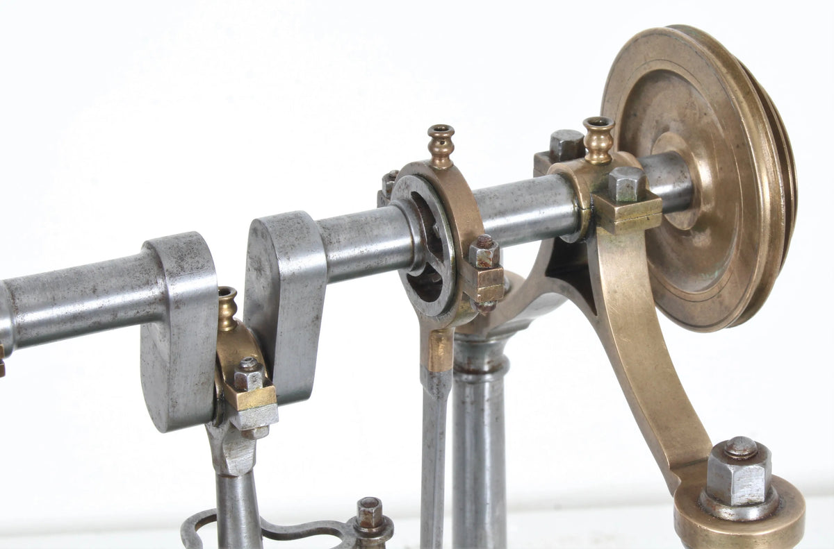 Fine early model steam engine with feed pump