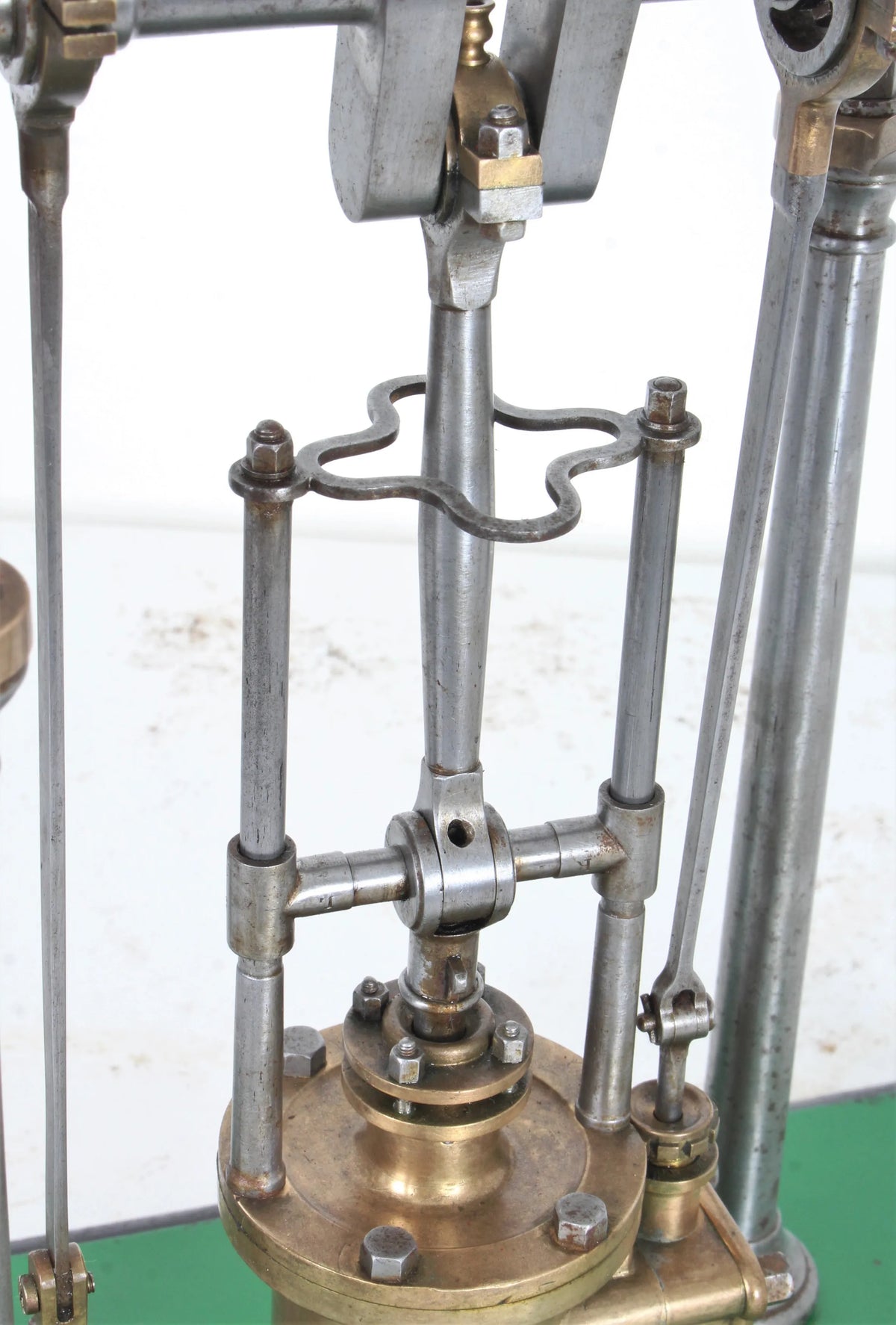 Fine early model steam engine with feed pump