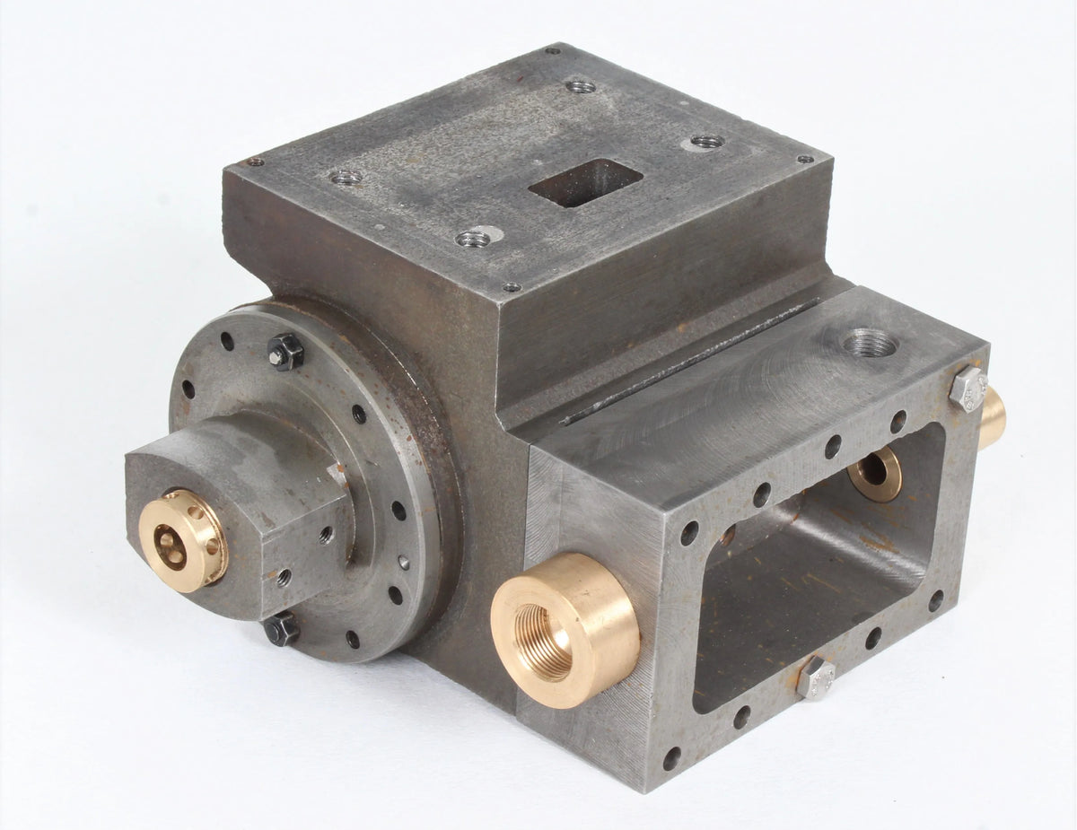 Pair of machined 5 inch gauge slide valve cylinders
