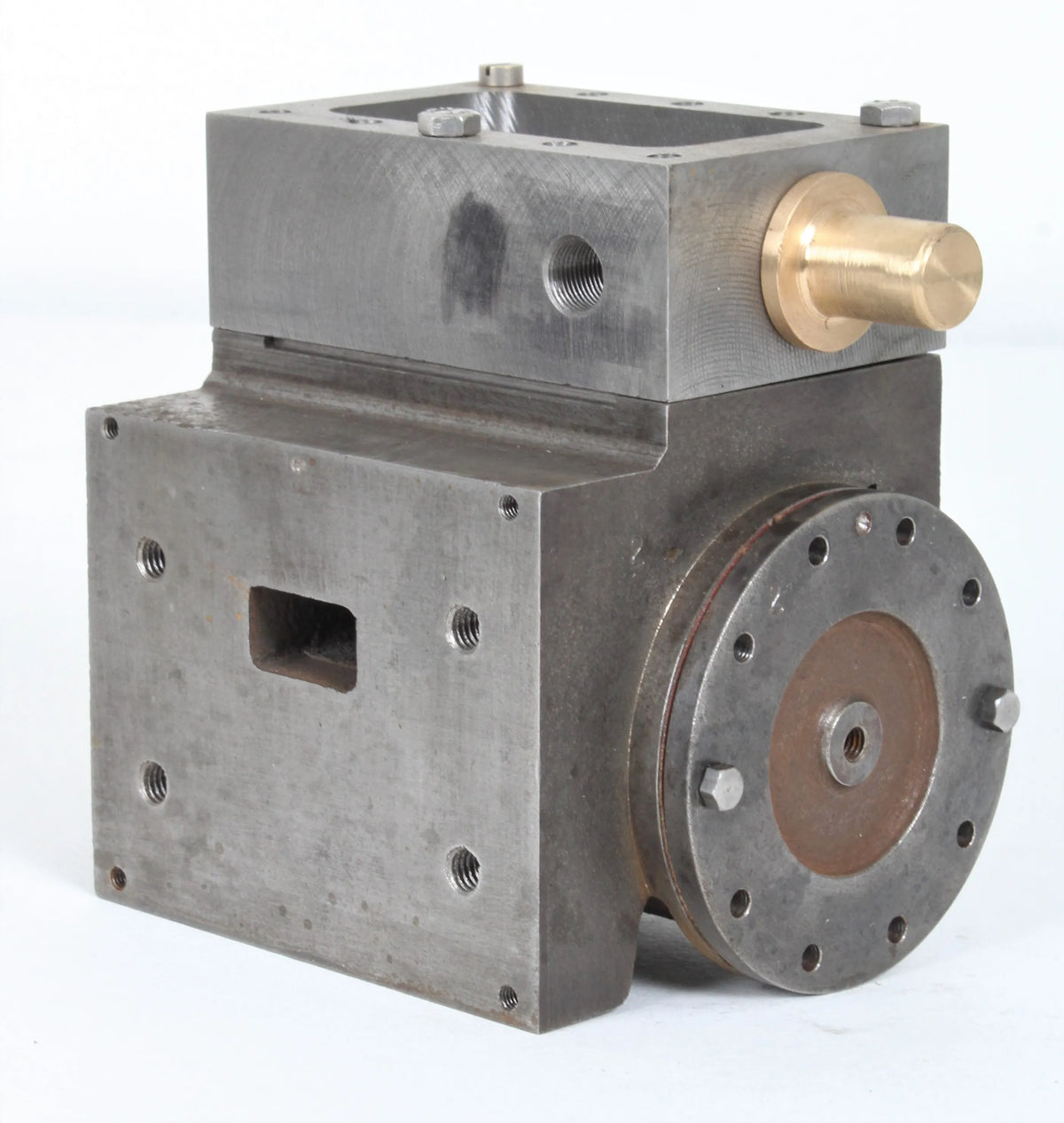 Pair of machined 5 inch gauge slide valve cylinders