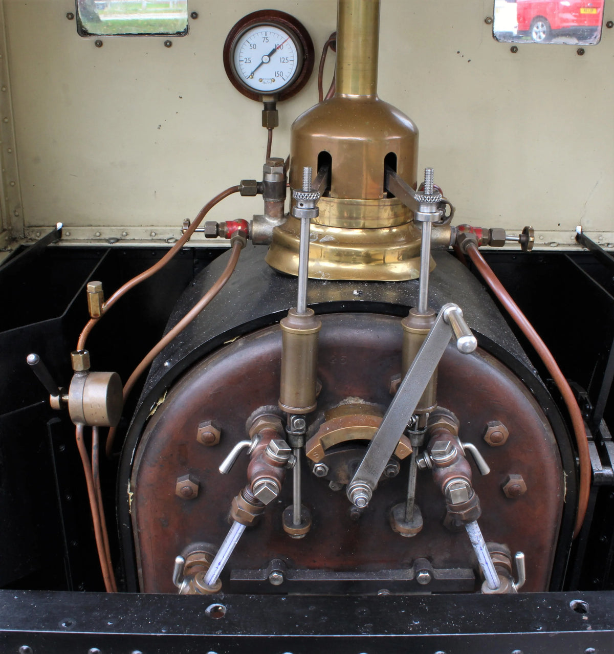 7 1/4 inch gauge Hunslet "Lilla" 0-4-0ST with tender
