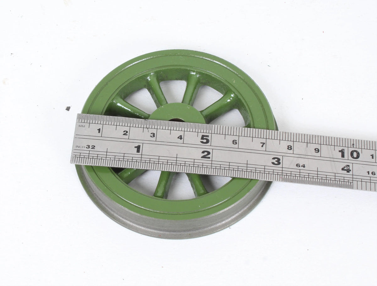 Set of machined 3 1/2 inch gauge Pacific wheels