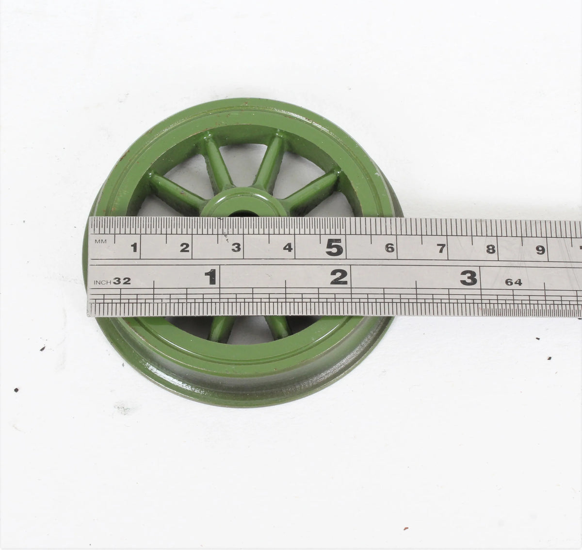 Set of machined 3 1/2 inch gauge Pacific wheels