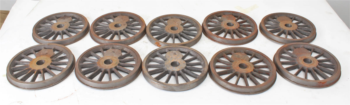 7 1/4 inch gauge BR 2-10-0 9F chassis, wheels & cylinders