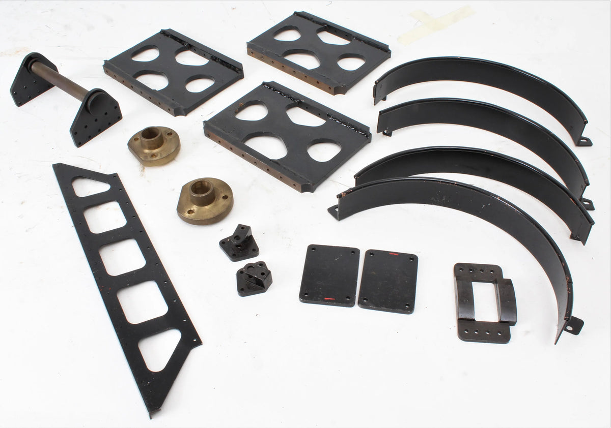 7 1/4 inch gauge BR 2-10-0 9F chassis, wheels & cylinders