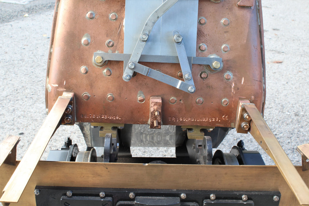 7 1/4 inch gauge "Britannia" with commercial boiler