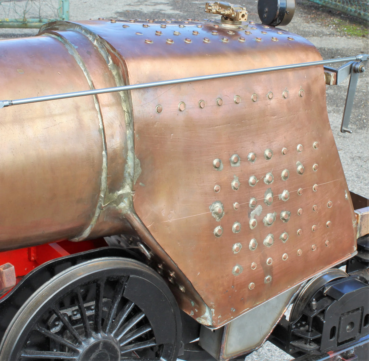 7 1/4 inch gauge "Britannia" with commercial boiler