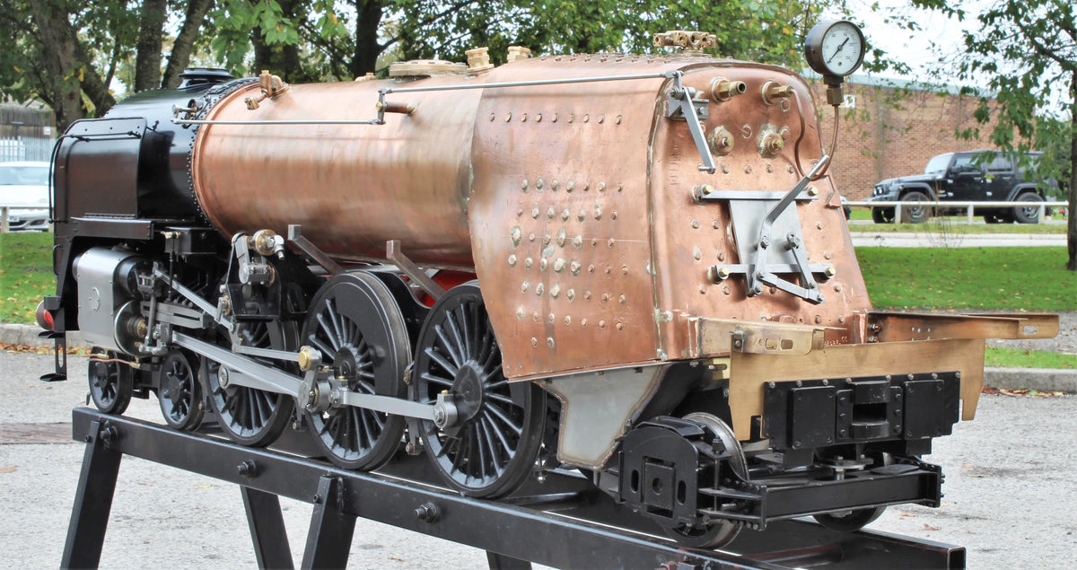 7 1/4 inch gauge "Britannia" with commercial boiler