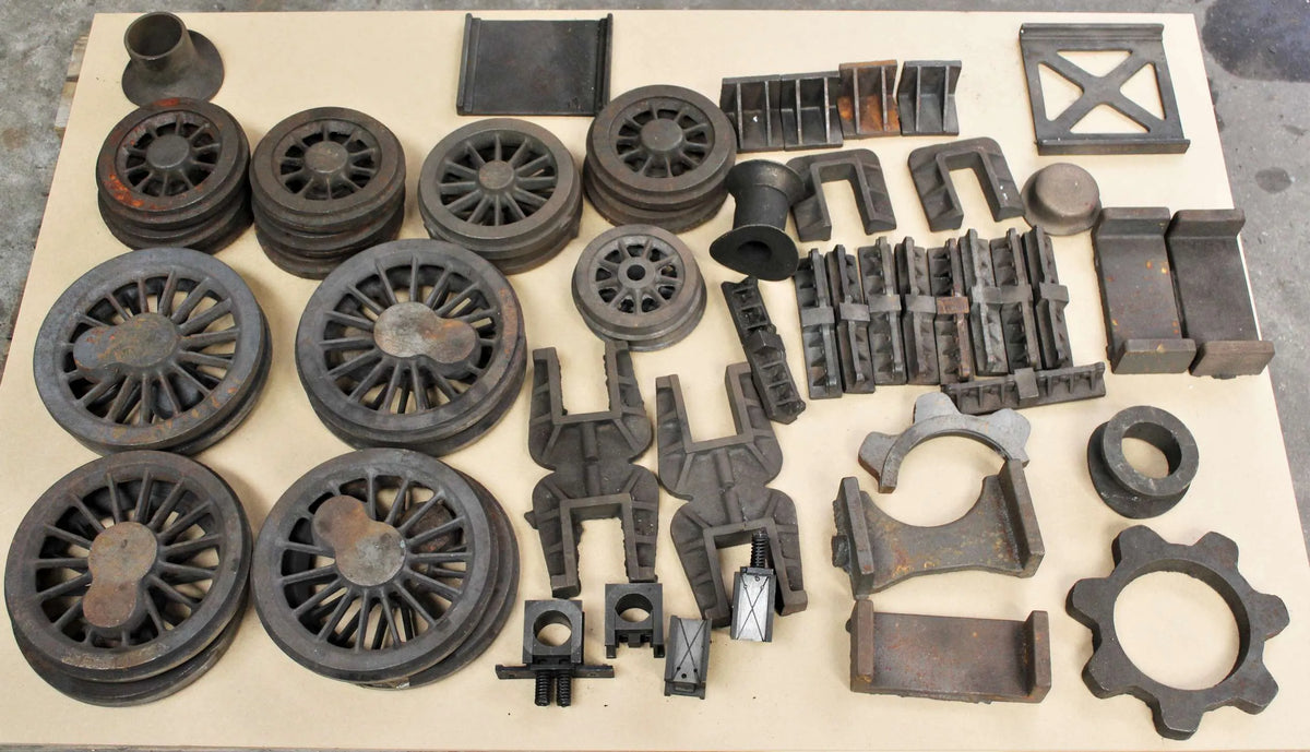 7 1/4 inch gauge standard gauge wheel & other castings