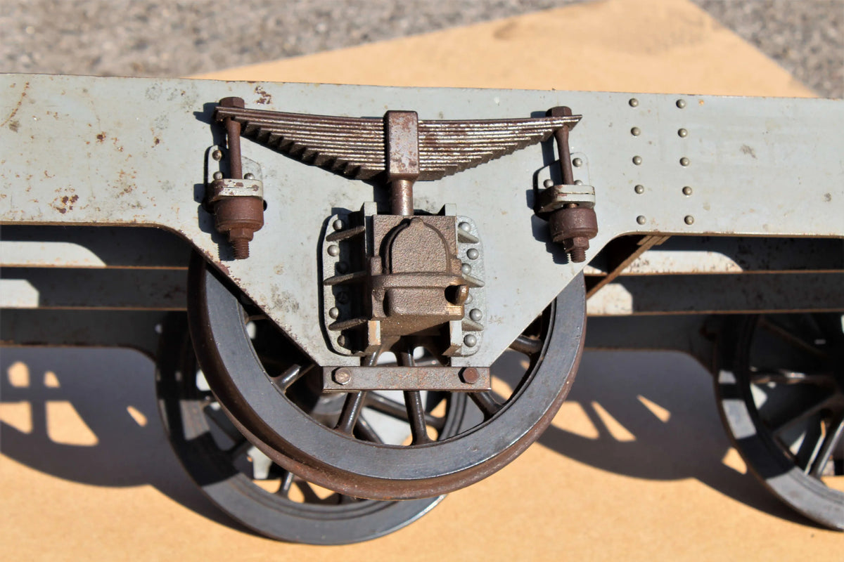 7 1/4 inch gauge six-wheeled tender chassis