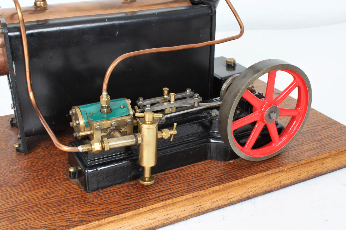 Stuart S50 mill engine with spirit-fired boiler