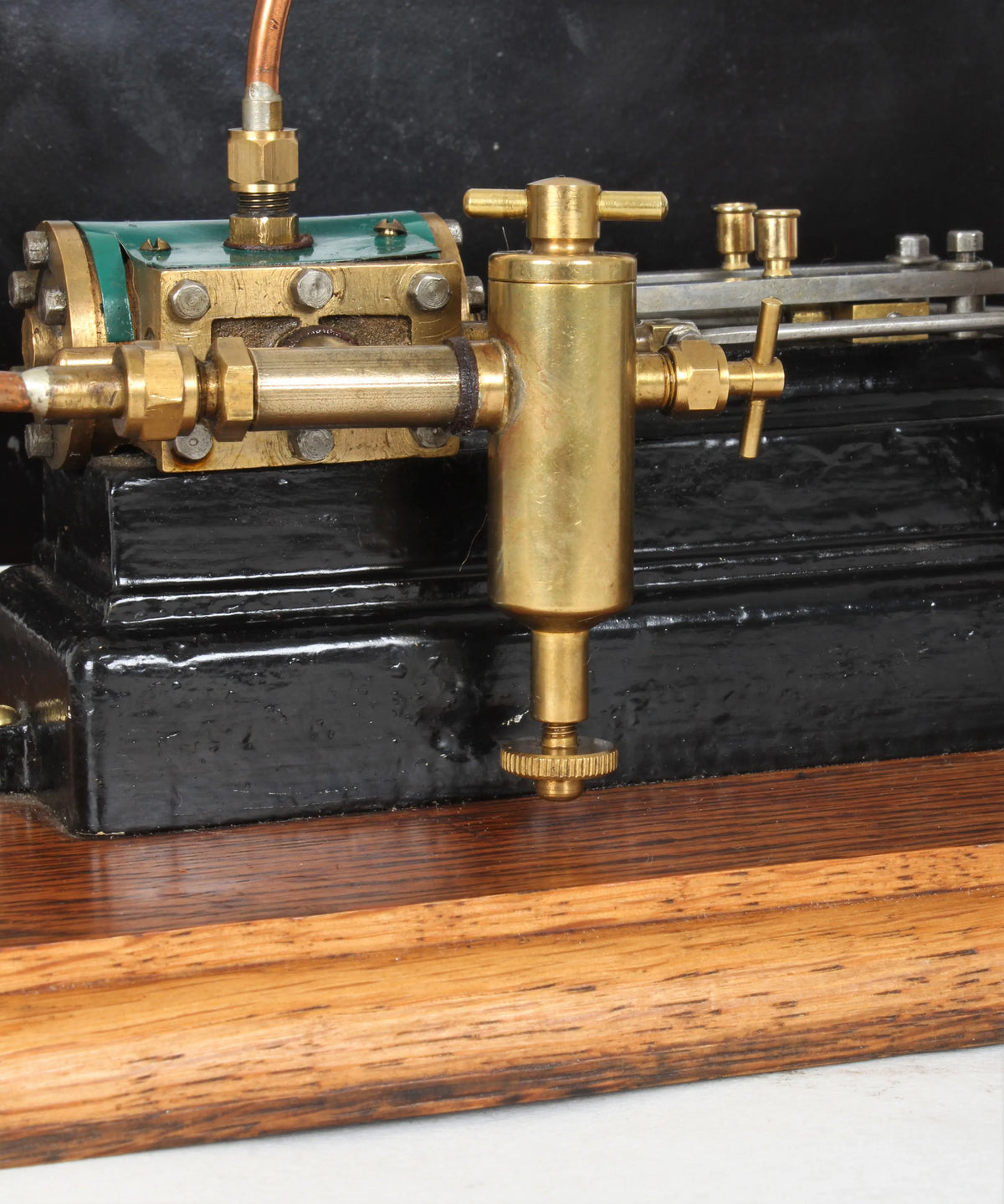 Stuart S50 mill engine with spirit-fired boiler