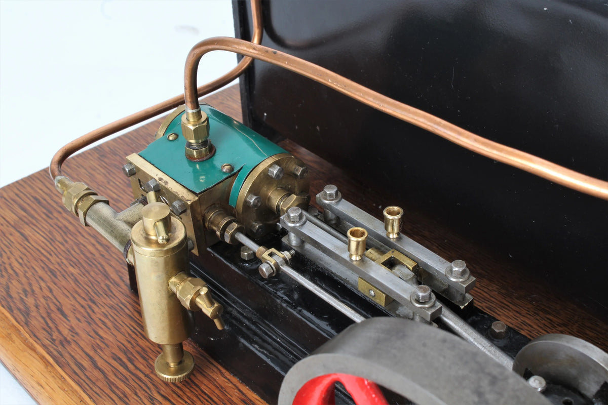 Stuart S50 mill engine with spirit-fired boiler