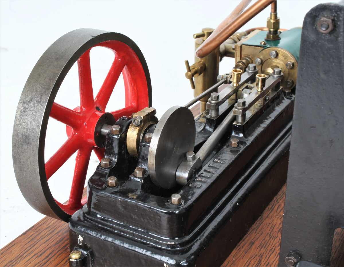 Stuart S50 mill engine with spirit-fired boiler