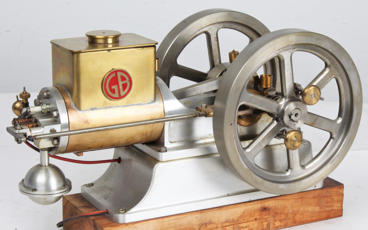 Open crank hopper-cooled hit & miss engine