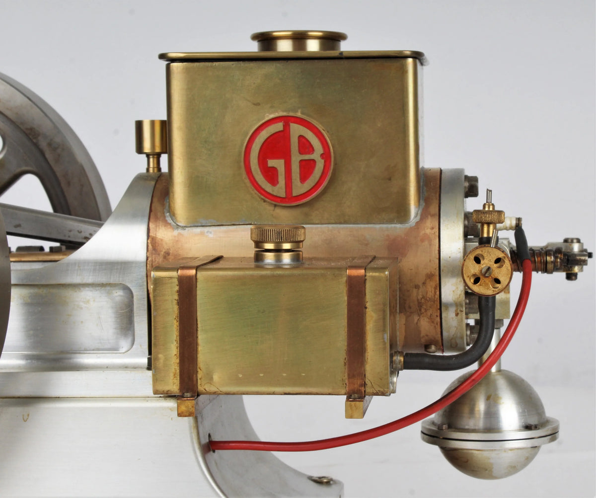 Open crank hopper-cooled hit & miss engine