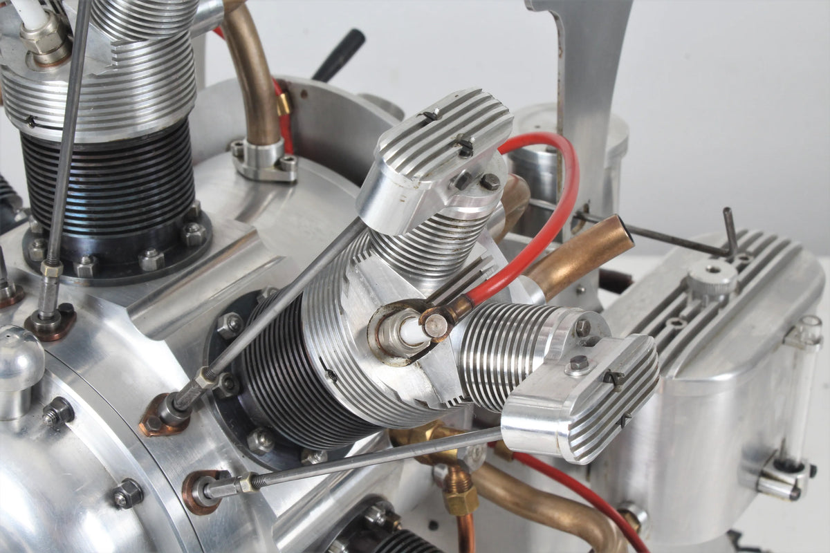 1/5th scale seven cylinder radial engine