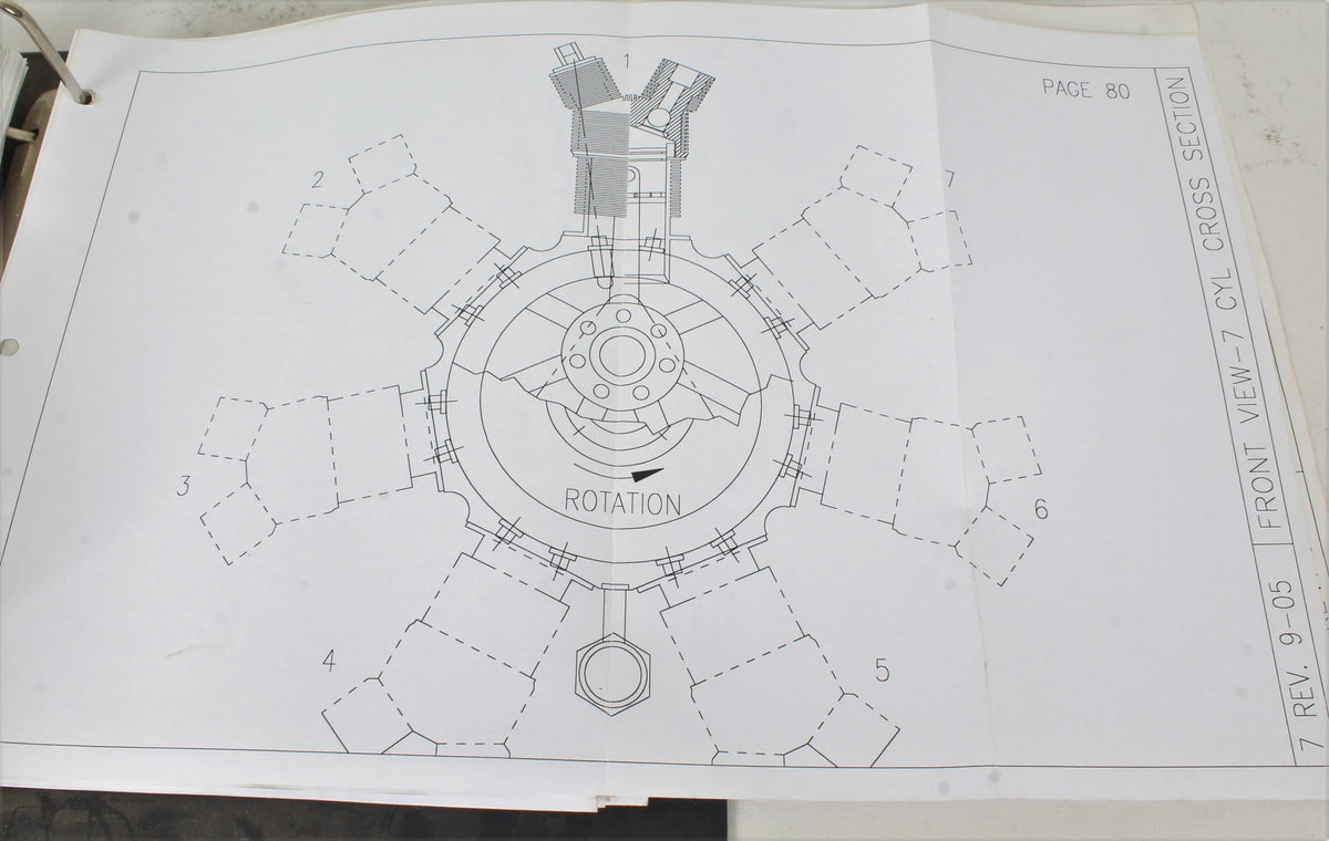 1/5th scale seven cylinder radial engine