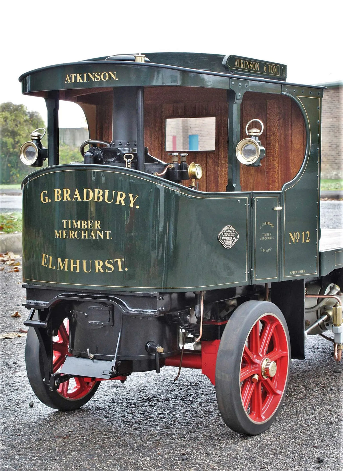 3 inch scale Atkinson undertype steam wagon