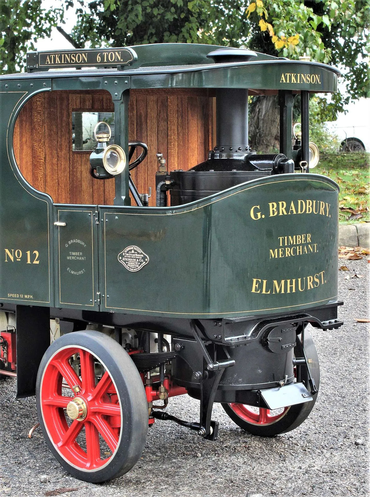 3 inch scale Atkinson undertype steam wagon