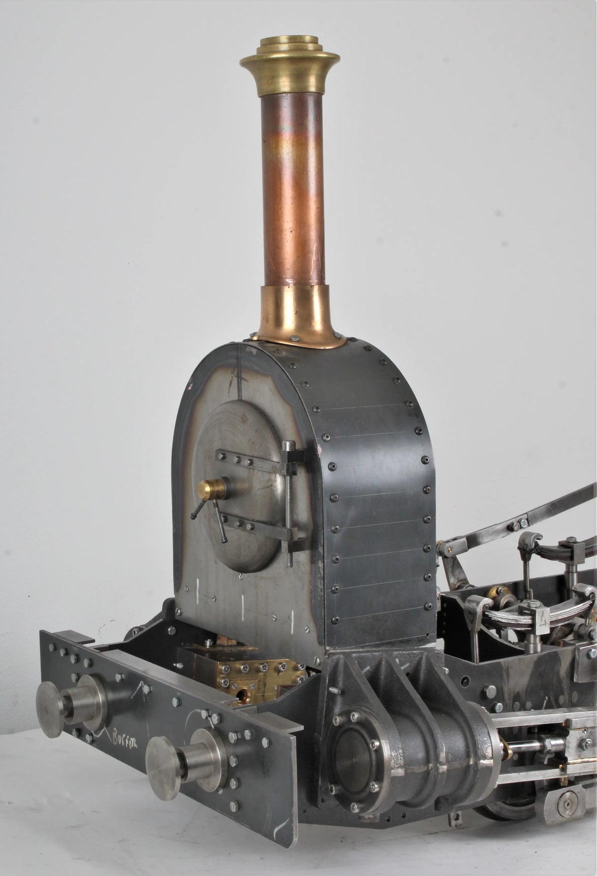 7 1/4 inch gauge Hunslet 0-4-0ST with commercial boiler