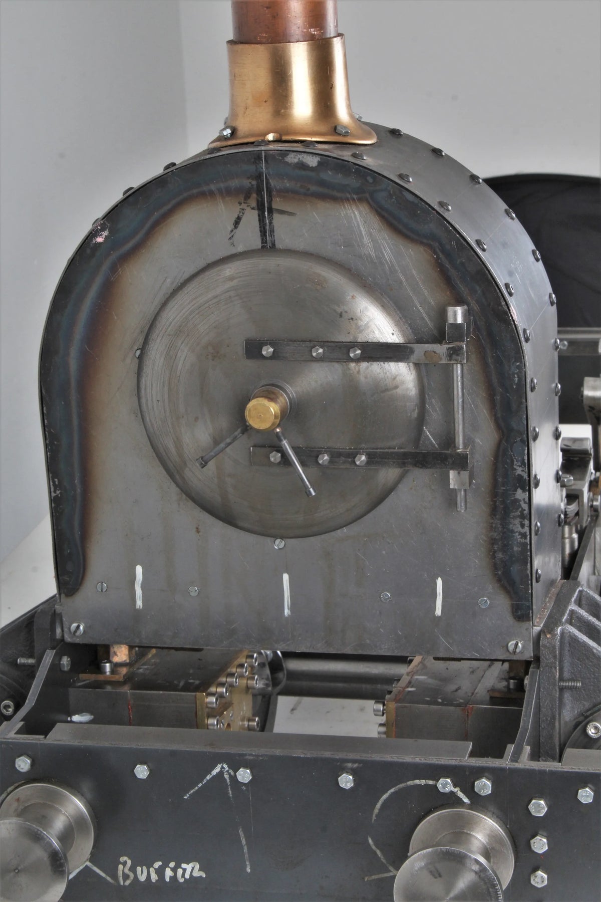 7 1/4 inch gauge Hunslet 0-4-0ST with commercial boiler