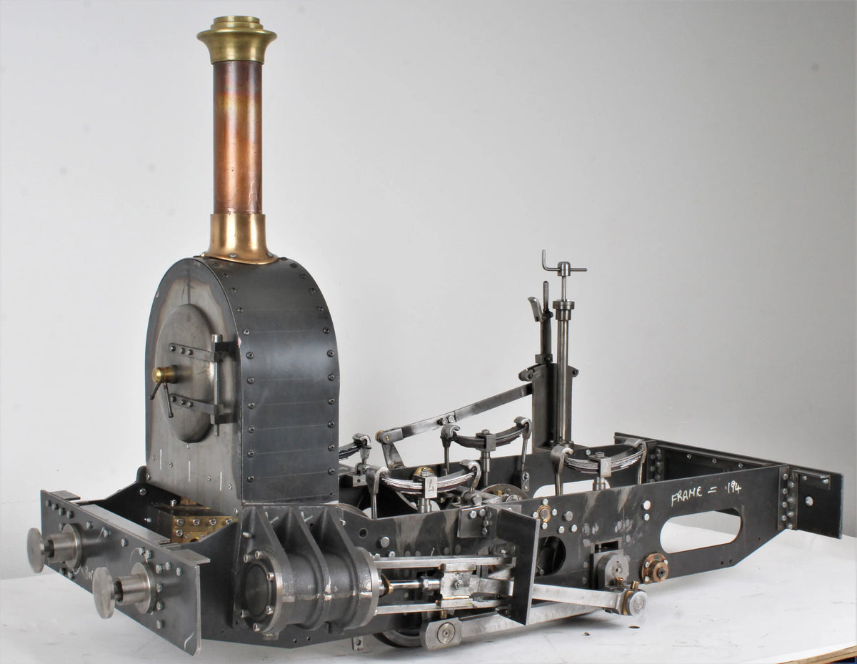 7 1/4 inch gauge Hunslet 0-4-0ST with commercial boiler