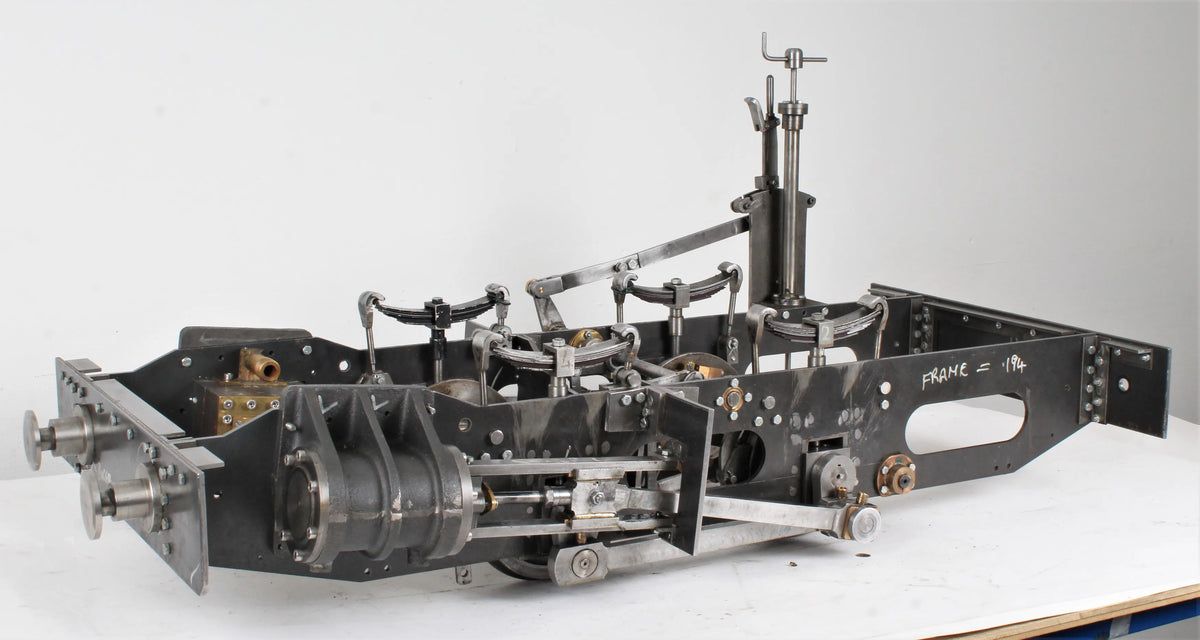 7 1/4 inch gauge Hunslet 0-4-0ST with commercial boiler
