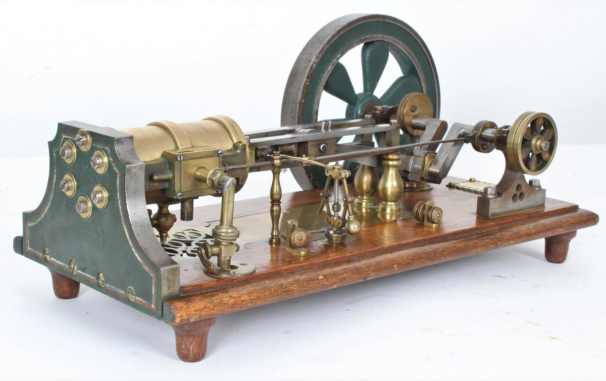 Vintage horizontal mill engine