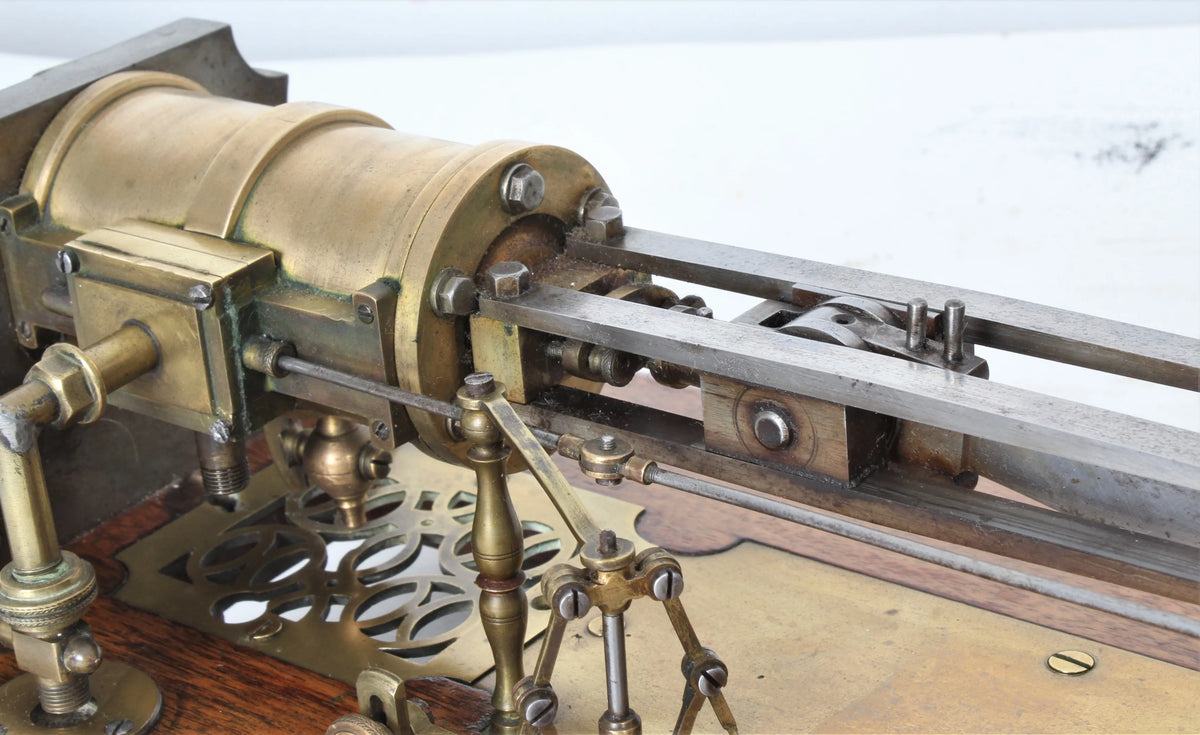 Vintage horizontal mill engine