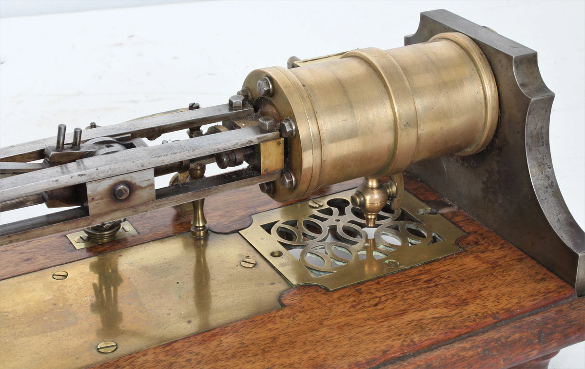 Vintage horizontal mill engine