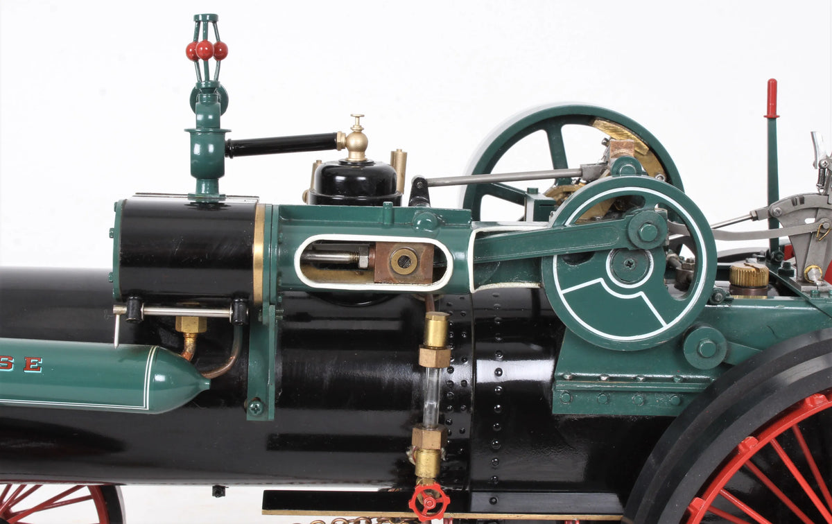 1 inch scale 80hp Case traction engine with trolley