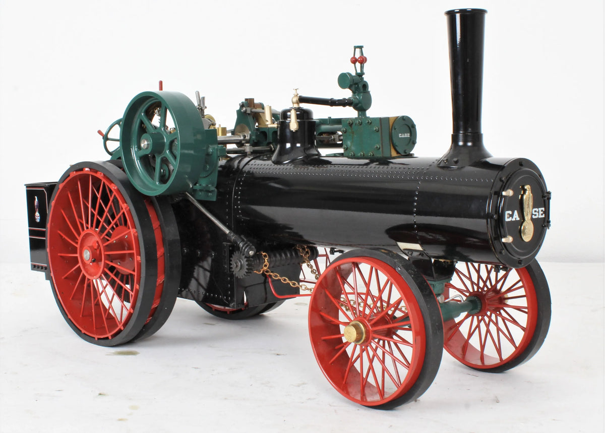 1 inch scale 80hp Case traction engine with trolley